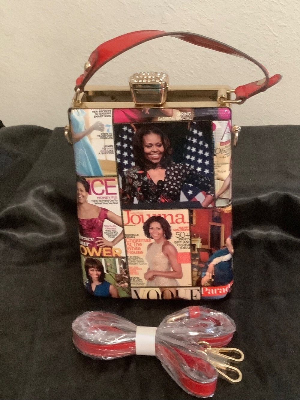 Michelle Obama box handbag